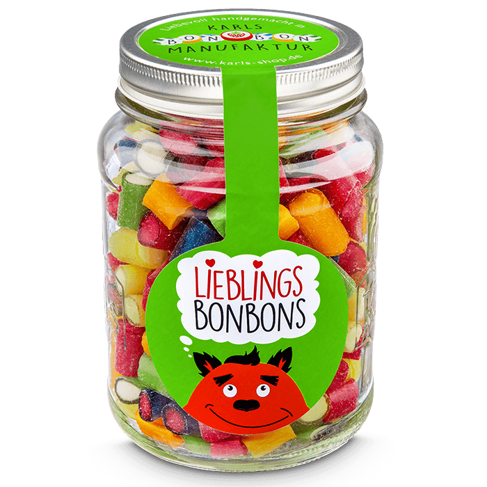 Fruchtmix-Bonbons Vorratsglas 700g