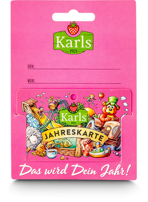 Gutschein Fur Karls Jahreskarte Rosa